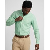 Polo Ralph Lauren CHEMISE AJUSTEE CUSTOM FIT EN POPELINE RAYEE Kaki | shoptok.hr