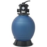  Pješčani filtar za bazen s ventilom sa 6 položaja plavi 460 mm | shoptok.hr