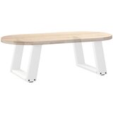  Noge za klub stolić U-oblik 2 kom Bijele 50 x (30-31) cm Čelik | shoptok.hr