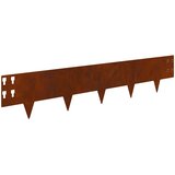  Ograda oko Travnjaka 50 pcs 100 x 20 cm Čelik Rđa | shoptok.hr