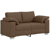  Set od 3 dijela sofe s jastucima u smeđoj tkanini | shoptok.hr