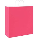  Papirnate vrečke 250 kosov z ročaji roza 45x17x48 cm, (5000160835) | Shoptok.si
