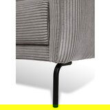 Scandic Svetlo siva sedežna garnitura iz rebrastega žameta 212 cm Venray – | Shoptok.si