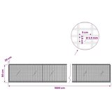  Gabion s žicom debljine 3 5 mm i mrežom 5x2 5 cm 1000x20x50 cm - 20 cm 50 cm 1000 cm | shoptok.hr
