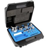 Kern Set utega 304-084, OIML klasa E1, nazivna vrijednost 1 g - 5 kg, gumb, polirani nehrđajući čelik, u plastičnoj kut | Eponuda.ba