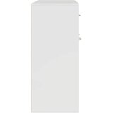  Komoda sjajna bijela 88 x 30 x 70 cm od konstruiranog drva | Eponuda.com