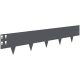  Ograda oko Travnjaka 20 pcs 100 x 20 cm Čelik Antracit | shoptok.hr