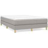  Za krevet s oprugama svjetlosivi 140 x 190 cm od tkanine | shoptok.hr