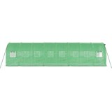  Staklenik s čeličnim okvirom zeleni 16 m² 8 x 2 x 2 m | shoptok.hr