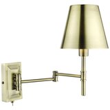  Där Lighting KEN0775 - Fleksibilna zidna lampa KENSINGTON 1xE14/25W/230V mesing Cene