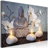  Slika - Buddha and Stones (1 Part) Wide 120x80 Cijene
