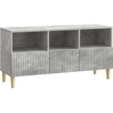 TV omarica Betonsko siva 102 x 34,5 x 50 cm Inženirski les, (5000238861) | Shoptok.si