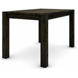  Hrastov stol 120 x 80 cm, crni sa srebrnim efektom | shoptok.hr