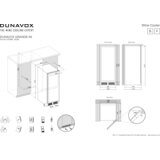 Dunavox Hladnjak za vino DX-94.270DBK | shoptok.hr