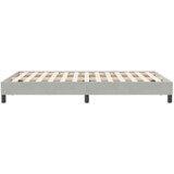  Okvir kreveta bez madraca svijetlo sivi 120x210 cm baršun | shoptok.hr