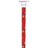  Brodski konop crveni 2 mm 100 m od polipropilena | shoptok.hr