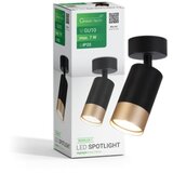Greentech gu10 x 1 LED spot svetiljka crno-zlatna ( noirlux-1 ) Cene