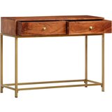Maison Chic konzolna miza - miza ob steni 100x35x76 cm trden akacijev les, (21785948) Cene