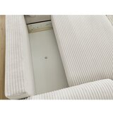 Bobochic Paris Krem sklopiva kutna garnitura od samta (s desnim kutom) Lucien – | shoptok.hr