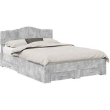  Krevetna konstrukcija s ladicama Betonski sivi 140 x 190 cm Siva 196 x 143 x 90 cm | Shoptok.si