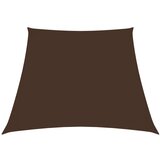 vidaXL Senčno jadro oksford blago trapez 4/5x3 m rjavo Cene