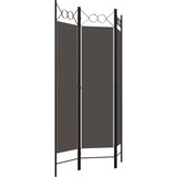 Sobna pregrada s 3 panela antracit 120 x 180 cm | shoptok.hr