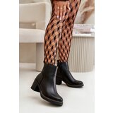 Boto Insulated Women's Heeled Boots Eco Leather Black Irittes | ePonuda.com