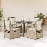  3-dijelni vrtni blagovaonski set od poliratana | shoptok.hr