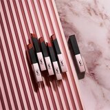 Yves Saint Laurent Rouge Pur Couture The Slim Glow Matte mat vlažilna šminka s sijajem odtenek 211 Transgressive Cacao 2 g | Shoptok.si