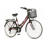 Explorer elite lady bicikla bordo roza