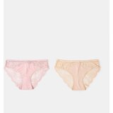 Sinsay Gaćice slip s ukrasnom čipkom 2 pack | shoptok.hr