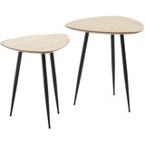 XORA set miz, črna, barve hrasta | Shoptok.si