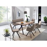 Cantus KLOP, kovina, tekstil črna, svetlo rjava | Shoptok.si