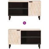 TV ormar s pohranom Finš bijelog pranja 80 x 31 5 x 46 cm | shoptok.hr