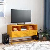 TV ormarić boja senfa 100,5 x 39 x 60,5 cm čelični | Eponuda.com