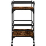  Kuhinjska kolica boja hrasta 82x40x78,5 cm konstruirano drvo | shoptok.hr