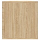  Kutija za pohranu vinilnih ploča boja hrasta 71x34x36 cm drvena | Eponuda.com