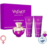 Versace Dylan Blue Purple 90ml EDP + minijatura 5ml + Body Losion 100ml + Gel za tuširanje 100ml