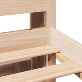 vidaXL Knjižna postelja brez vzmetnice 100x200 cm trdna borovina | Shoptok.si