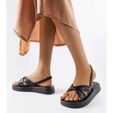 Gemre Black platform sandals Montagna | Shoptok.si