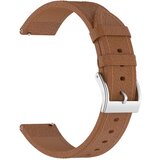 INF Usnjen teksturiran pašček, združljiv z Amazfit Bip Max in Garmin, 20mm Brown, (5000310535) Cene