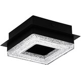 Eglo fradelo 1 zidna/stropna/1, led, 1x4w, 400lm, crna/čelik/kristal | shoptok.hr