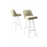 Hanah home Set barskih stolica Atex, 44x105x42 cm, 4 komada, Krem Cijene
