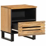  Noćni ormarići 2 kom 40x34x46 cm od masivnog grubog drva manga | shoptok.hr