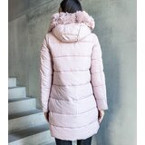 Gemre Pink jacket with detachable fur-trimmed sleeves Louis | shoptok.hr