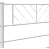  Metalno zamjensko uzglavlje bijelo 100 cm | shoptok.hr