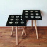 Hanah home set klub stočića 2Shp66, 2 komada, Crni | ePonuda.com