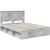  Konstrukcija postelje Beton 140 x 200 cm Masivno borovo les, (5000103405) | Shoptok.si