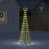  Svjetleći stožac za božićno drvce 275 LED topli bijeli 180 cm | shoptok.hr