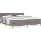 Postelja s škatlo in vzmetnico Taupe 200x200 cm Tkanina, (22082789) | Shoptok.si